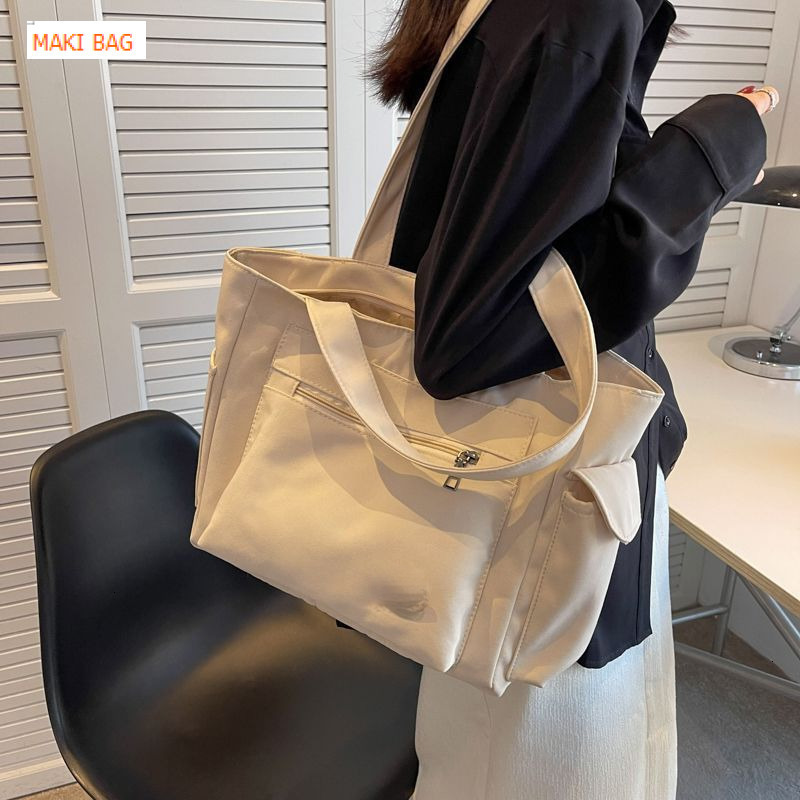 European and American new commuter bag, large capacity handbag, women's new canvas shoulder handbag, designer bag, shoulder bag, luxury bag