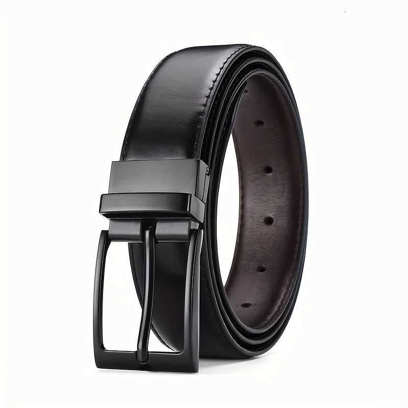 New Luxury Belt for Men PU Leather Belt High Quality Rotatable Automatic Buckle Casual Designer Waist Belts for Jeans Mens BeltXJ251023