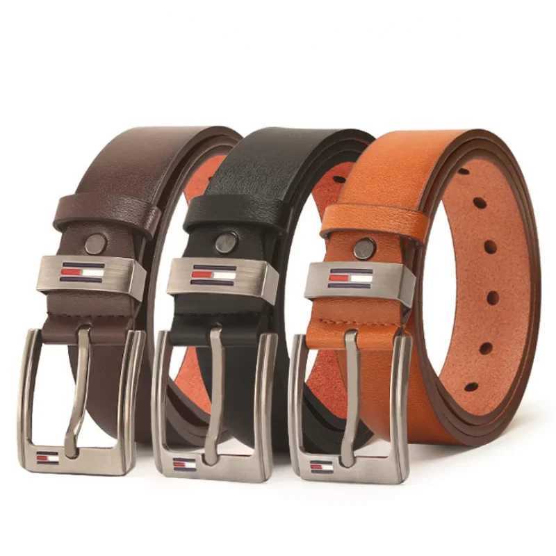 Fashion Men PU Leather Alloy Square Pin Buckle Business Leisure Brand Belts Black Belts for Men Jeans Pants Simple WaistbandXJ251023