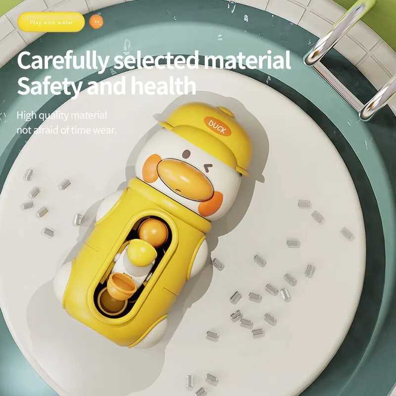 Bath Bathtub Toys for Toddlers 1 2 3 Years Old with Rotatable WaterwheelBathroom Water Scoop Fun Bath Toys for Toddlers J251023