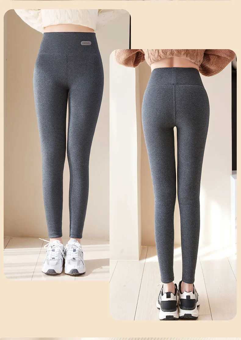 Women Winter Stretch Leggings High Waist Plush Leggings Thickened Keep Warm Leggings Woman Velvet Comfortable Thermal LegginsT251023