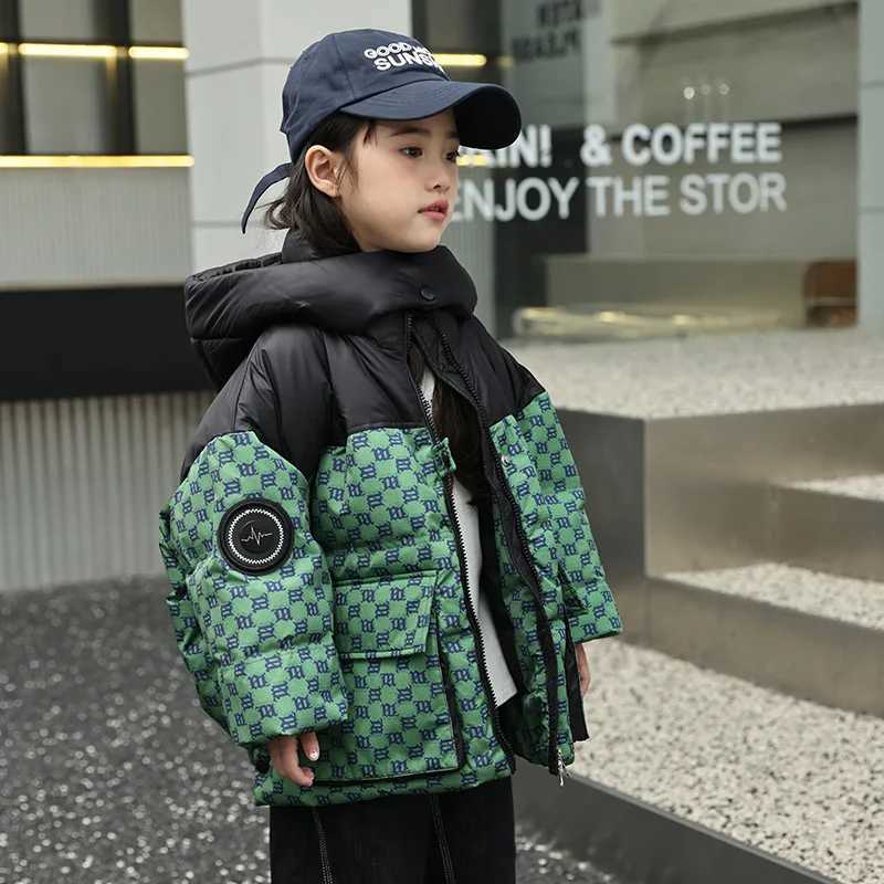 OLEKID 2025 Winter Down Jacket For Girl Hooded Thick Warm Children Girl Down Jacket Coat 310 Years Kids Girl Parkas Outfit Y251023