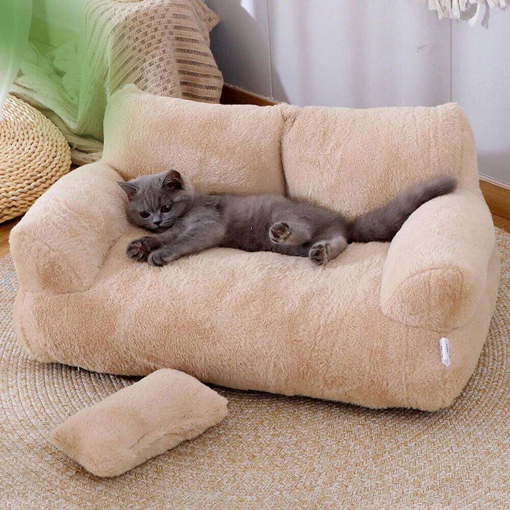 designer brand PC Pet Cat Sofa Detachable Washable All Season Universal Dog Friendly Soft Comfortable Couch for Cats And Dogs