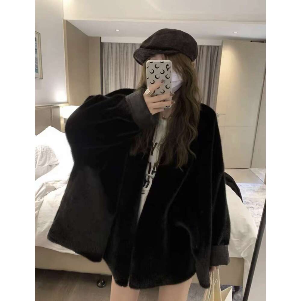 for Women EcoFriendly FurIntegrated New Coat Melad Korean Style Fur Top