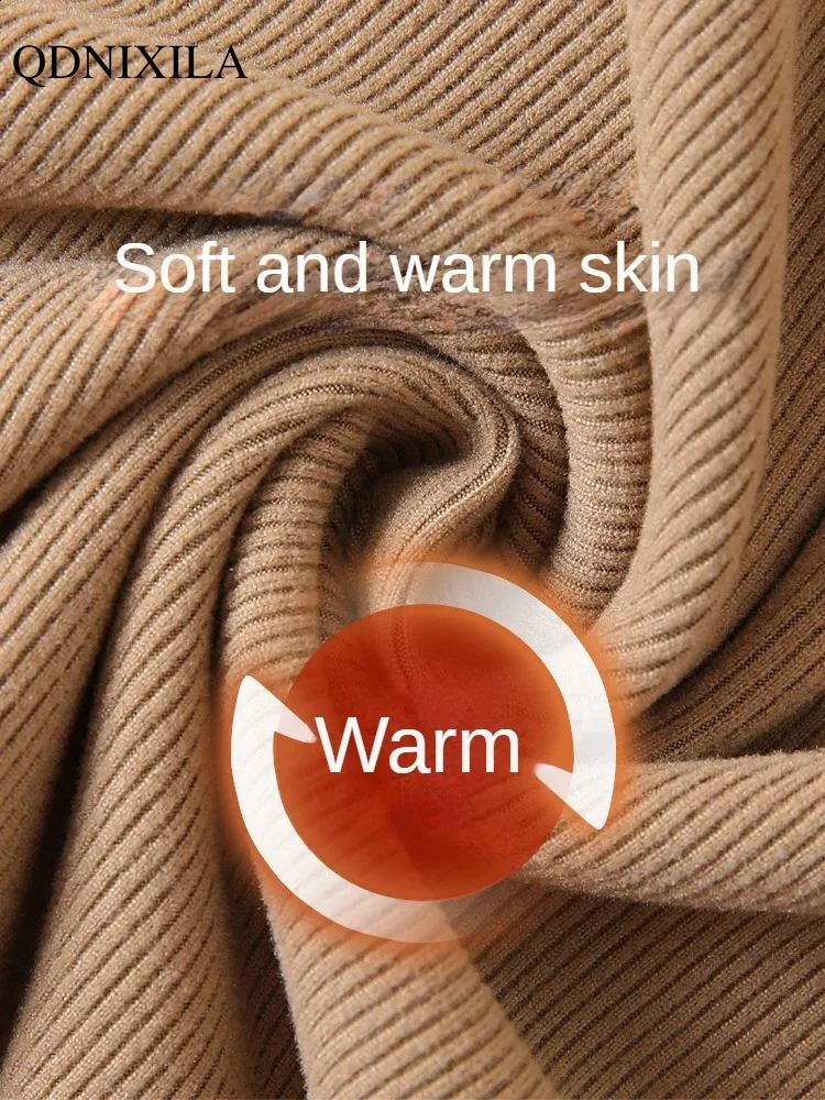 Womens Knitted HalfTurtleneck Pullover Sweater Elegant Korean Fashion LongSleeve Top Slim Fit Thermal Jumper Casual Knitwear 251023