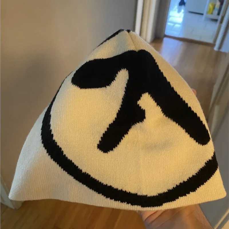 Women Hat Knitting Beanies Goth Korean Caps Men Y2k Streetwear Winter Fashion Unisex Pullover Kpop Harajuku Vintage Warm Hip HopXJ251023