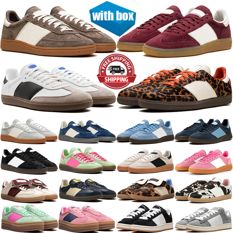 Free shipping With box casual shoes designer shoes flat sneakers mens trainers Black White Blue Red Pink Green Brown Grey suede leather women Outdoor shoes