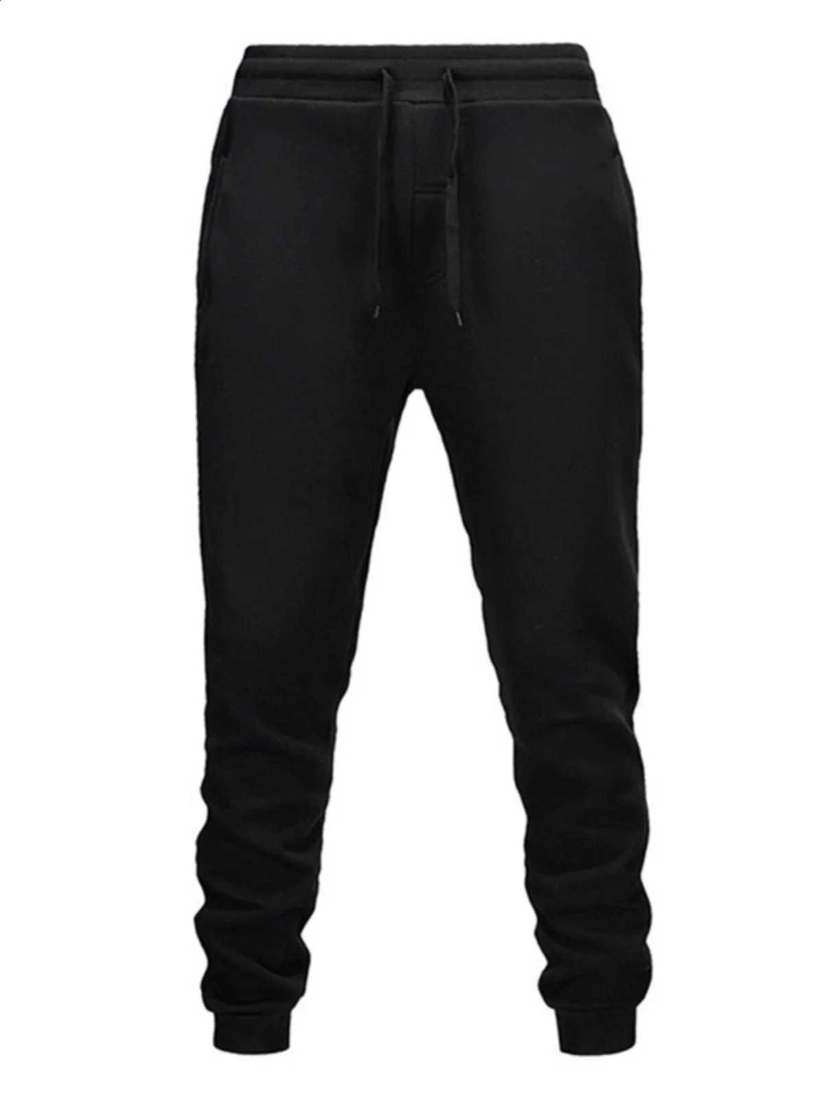 Autumn and winter Keep warm Men Compression pants Running Fitness Tight Sport Training Jogging Solid Lace Up Slim Trousers 251023