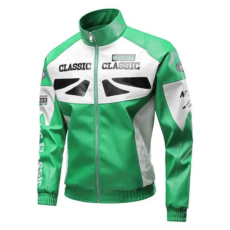 Casual Jackets Racing Leather Coat Men Motorcycle Style New Mens Autumn Winter Men High Quality Fashion Coat Leather Jacket W251023