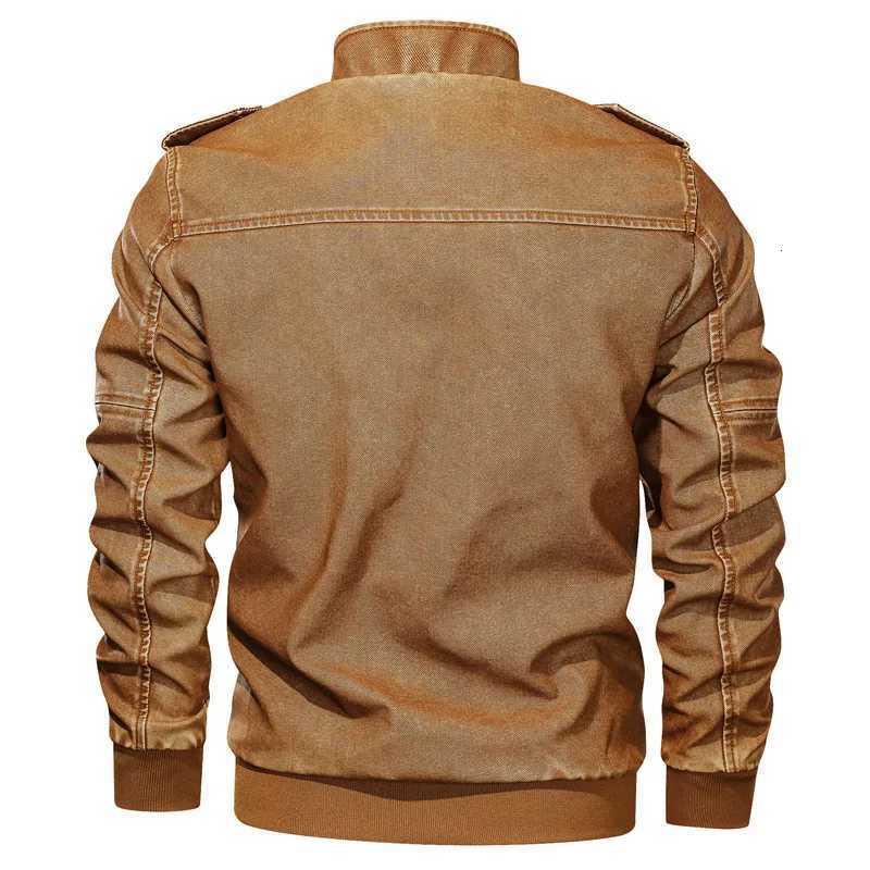 Mens PU Leather Jacket Men Fashion Motorcycle Jackets Mens Causal Oversized Cotton Casual Black Blue Jacket Man Outerwear Coat W251023