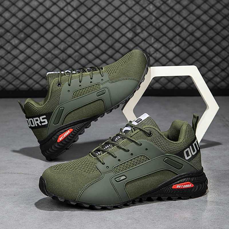 Men Hiking Shoes Outdoor Breathe Comfort Mesh Rebound Wearresistant Autumn Sports Travel Shoes 2025 New Walking Shoes for Men J251023