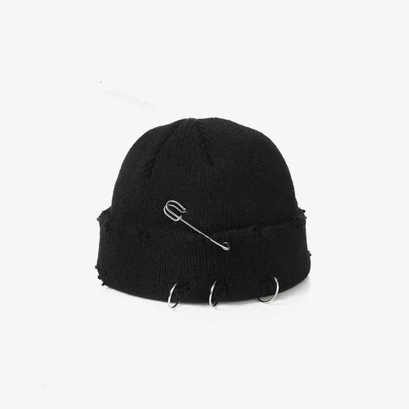 Women Distressed Knit Beanie Breatheable Slouchy Winter Hat Streetwear Fashion Caps For Trendy Boho Chic Style WomenXJ251023