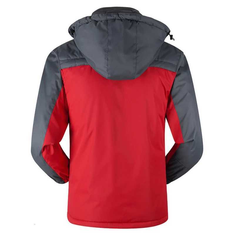 New Hooded Parka Coat Mens Winter Cotton Padded Jacket Detachable Hat Casual Thick Warm Outdoor Camping Ski Windproof Jacket Y251023