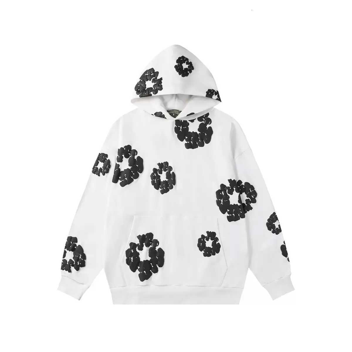 2025 New Fashion Hoodie Cross Border European and American Hot Selling Cotton Foam Printed Tears Hoodie Mens and Womens HoodieXJ251023