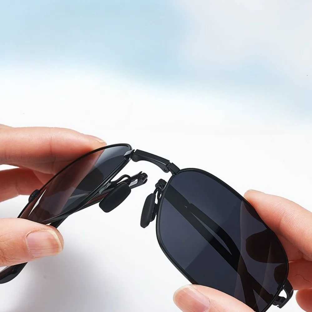 Folding Polarized Color Changing Sunglasses for Day and Night Use Male Drivers Fishing GogglesW251023