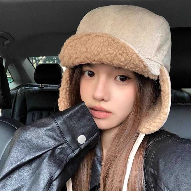 1pc Women Solid Color Pilot HatFashionable and Versatile Cable Beanie for AutumnWinterSuitable for Outdoor ActivitiesSkiingXJ251023