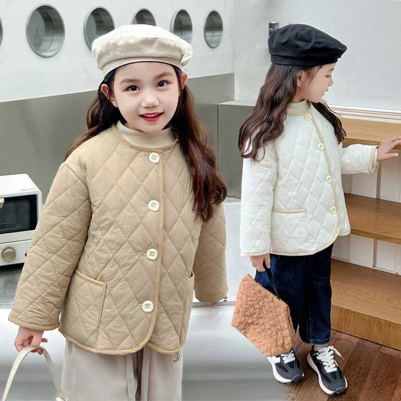 Girls Fleece Warm Jackets Winter Teen Plus Velvet Coats Childrens Cotton Cardigan Autumn Kids Padded Casual Outerwear 310Y Y251023