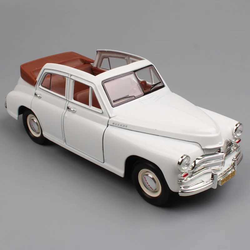 124 Scale Road Signature Russia Soviet vintage Gorky GazM20 Pobeda Gaz M20 Volga Diecast Model Car Miniature Toy For CollectorT251023