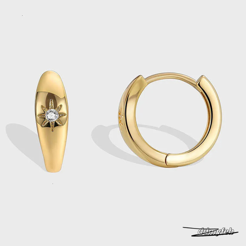 Minimalist Cubic Zirconia Earrings For Women - Fashionable Copper Sier Square Studs Ddmyfeb