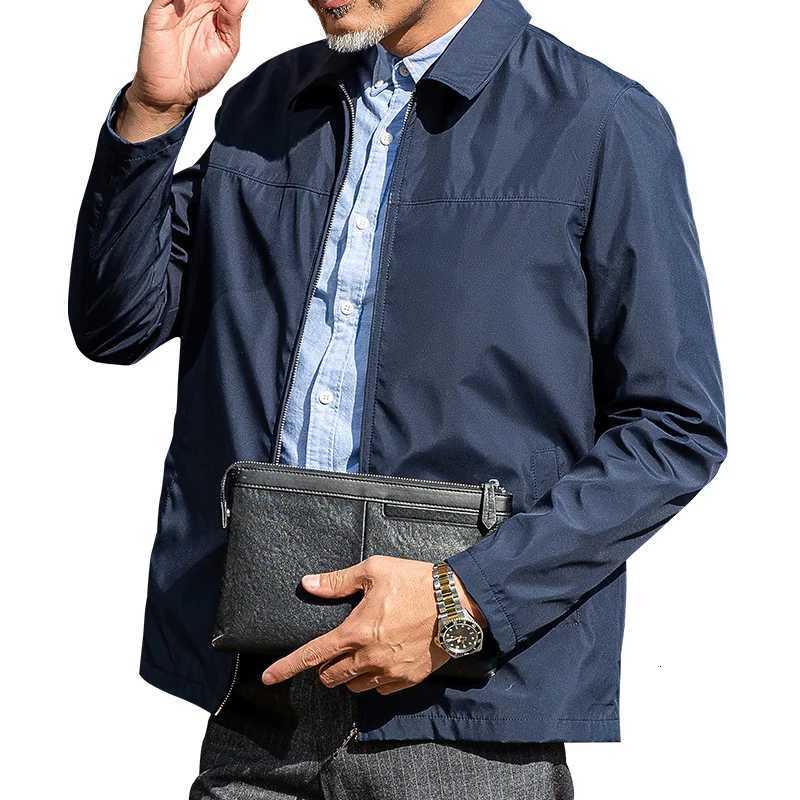 Male New Mens Middleaged Elderly Jackets Plus Size Spring Blazer Solid Autumn Business Casual Jacket Dad Suit Plus size W251023