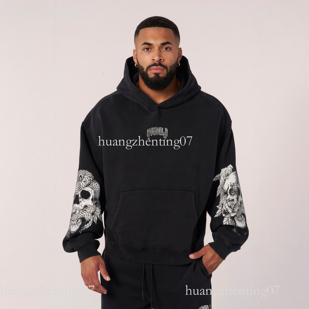 YOUNGLA American Style Trendy Men s NEW Hoodie 2026 Sweatshirt Autumn Winter New Sports Fitness Running Training