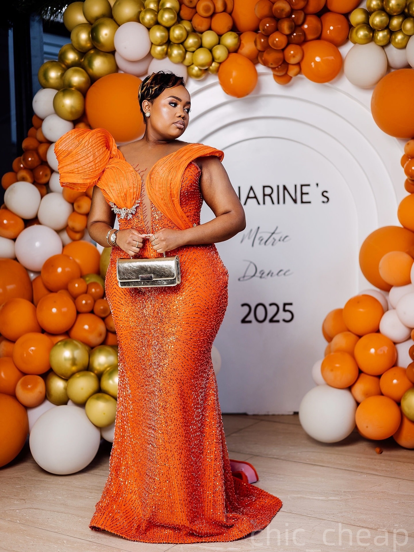 2025 Orange Plus Size Aso Ebi Prom Dress Sheer Neck Crystals Evening Gowns Sequined Mermaid Formal Dress Birthday Party Dress Second Reception Dresses