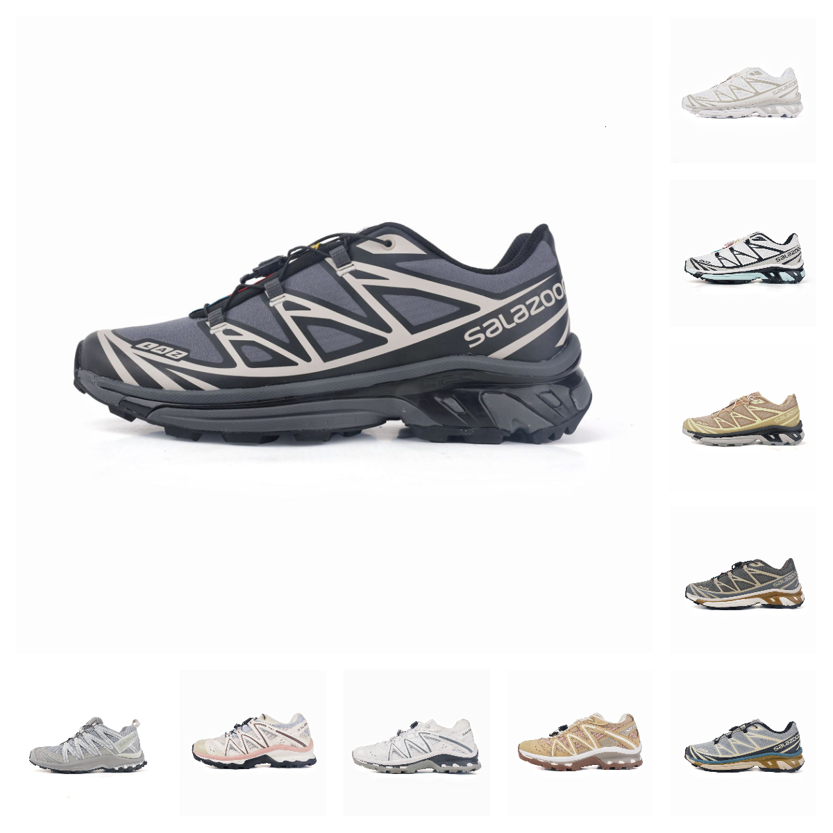 Ultral XT6 ADV Designer shoes running shoes Outdoor Shoes XTQ Mens Womens Xt6 xt Triple Black White Rock Monument Wren Green Blue Designer Sneakers LAB Sneakers XT3D