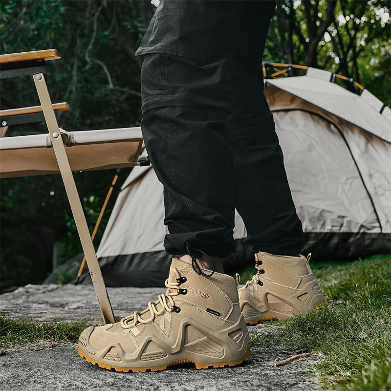 Working Shoes for Men Shoes Big Size Tactical Military Boots Men Dress Boot Mens Shoe Gothic Mens Boots to Work Shose Man Ankle 251021