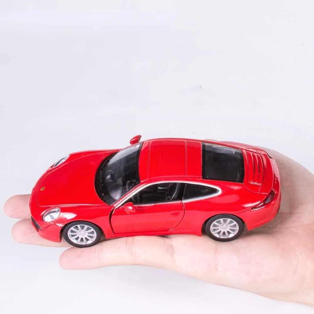 1 36 Porsche 911 Alloy Car Model High Simulation Diecasts Toy With 2 doors opened Pull Back Vehicles Decoration Toys For KidsT251023