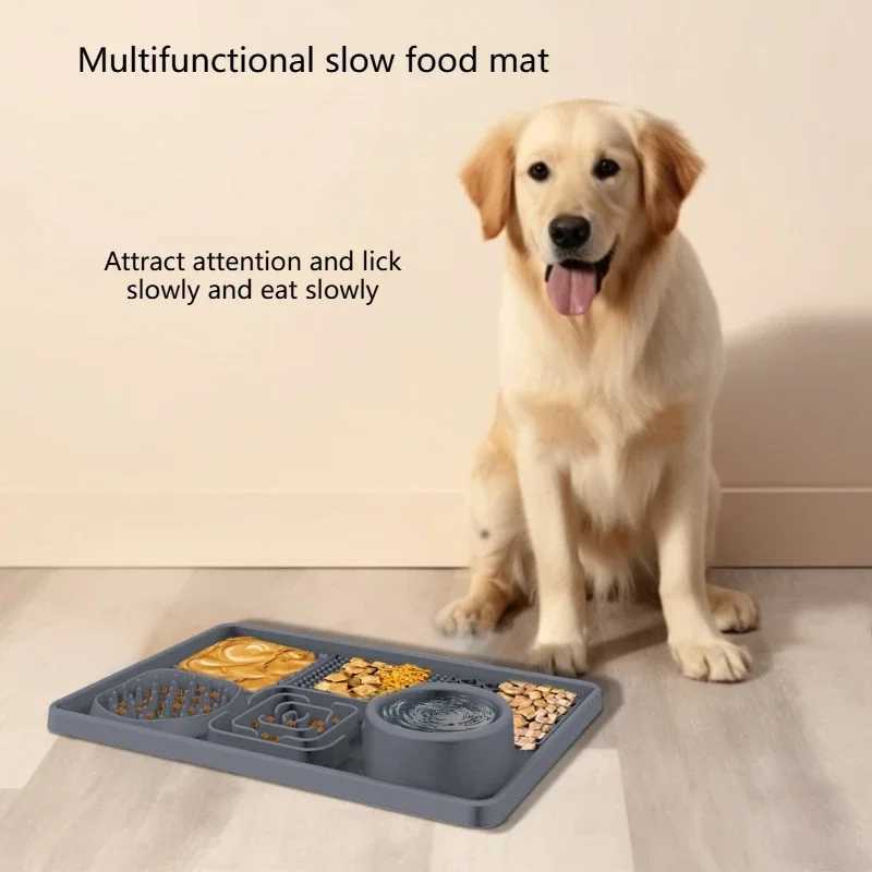 New pet licking pad pet food utensils dog slow food cushion place cushion suction cup slow food cushion dog licking pad Y251023