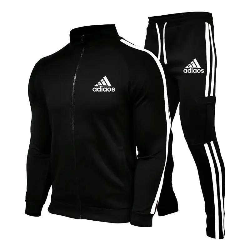 Fashion Men Tracksuit Long sleeved hoodie and trousers Trackpants Street casual sports style Running Basketball Football men and women