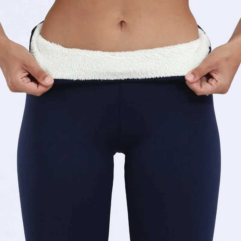 Women Winter Plus Velvet Stretch Leggings High Waist Warm Leggings Women Casual Thick Winter LeggingsT251023