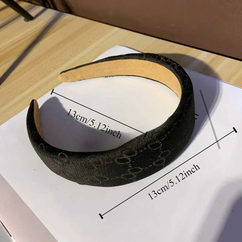 Wide Sponge band Denim Pattern Letters Design High Top NonSlip for Wen Girls Face ing Skincare Daily Hair Accories Y251023