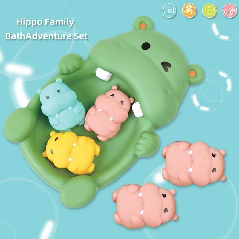 Baby Bath Toys Cute Floating Animal Otter Kids Bathroom Shower Bathtub Toys Soft Silicone Children Swimming Pool Water Play Toys J251023