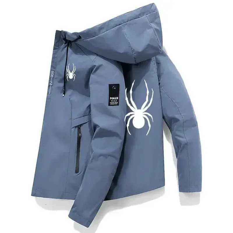 Loose Mens Daily Jacket for Autumn 2025 Casual Hooded Mens Clothing Fashionable Windproof Sports Jogging Mens Jacket W251023