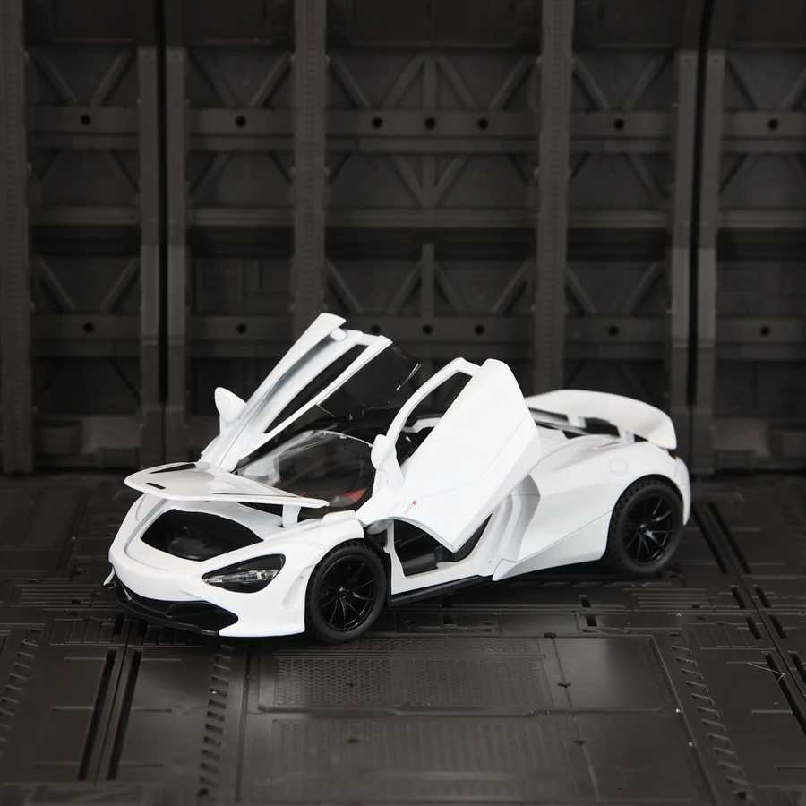 132 McLaren 720S sports car alloy model childrens car superrunning toy doors can be opened rich details fine workmanshipT251023