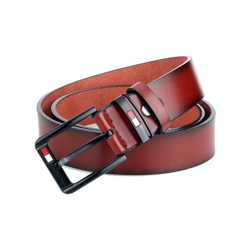 Famous Brand Luxury Designer Belt for Men High Quality Leather Straps Pin Buckle Fancy Vintage Belts for Jeans Leisure WaistbandXJ251023