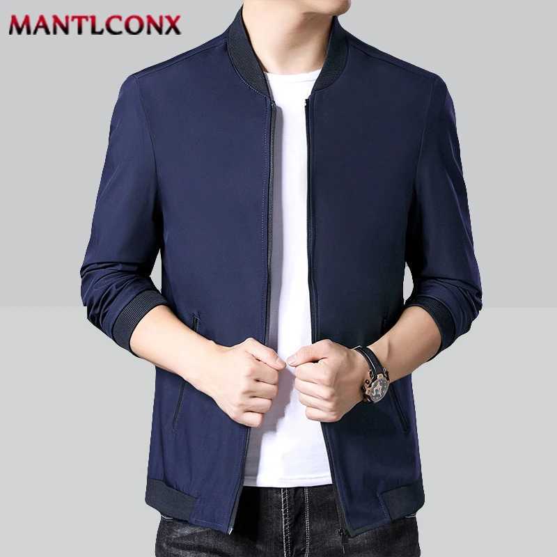 Thin Slim Fit Casual Baseball Jackets for Men Quality Spring New Mens Jacket Man Office Dress Coat Autumn Mens Clothing L3XL W251023