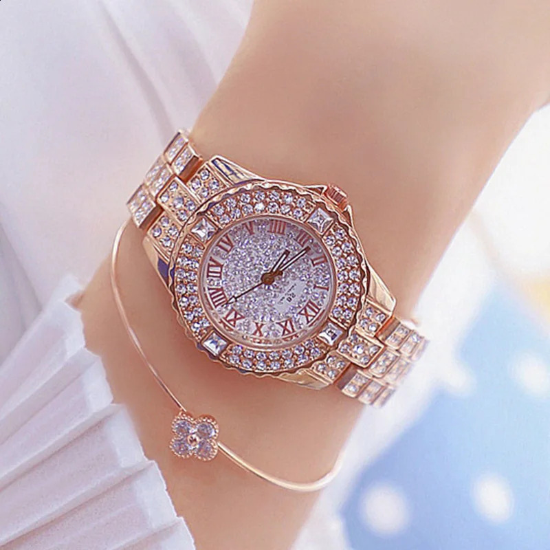 Women Watches Diamond Gold Watch Ladies Wrist Watches Rhinestone Womens Bracelet Watches Female Relogio Feminino 251021