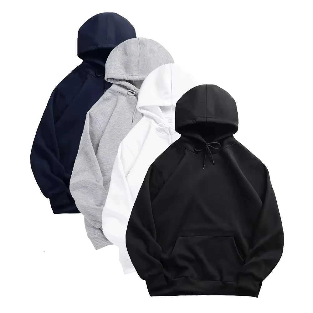 New Highquality Mens Solid Color Casual Hoodie Oversized Sweatshirt Minimalist Style Hoodie Womens Mens Sports Casual ShirtT251023