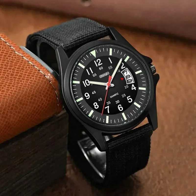 Reloj Hombre 2024 Fashion Mens Nylon Watches Luxury Men Army Quartz Watch Calendar Date Wristwatch Relogio MasculinoL251023