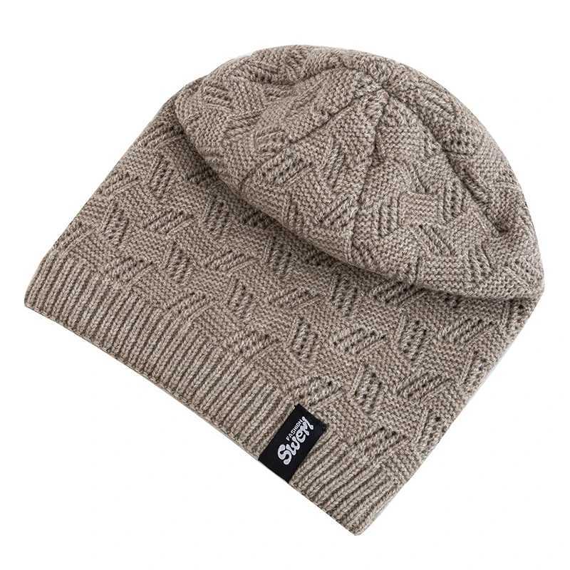New Unisex Winter Hats Fashion Slouchy Beanie Hat Fleece Lined Warm Knitted Hats Men Women Ski Beanie CapXJ251023