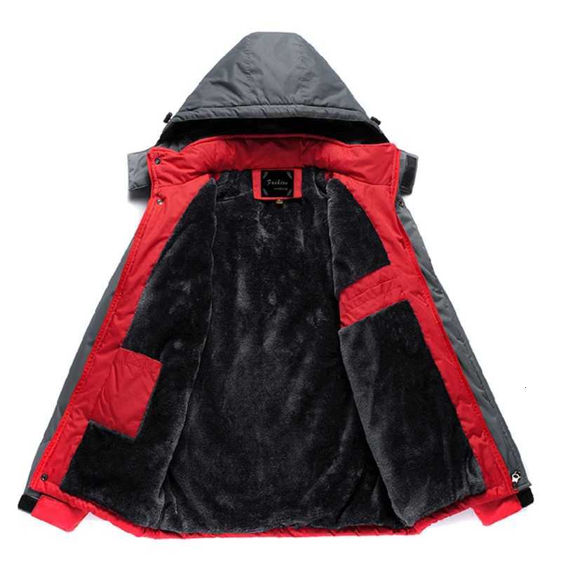 New Hooded Parka Coat Mens Winter Cotton Padded Jacket Detachable Hat Casual Thick Warm Outdoor Camping Ski Windproof Jacket Y251023