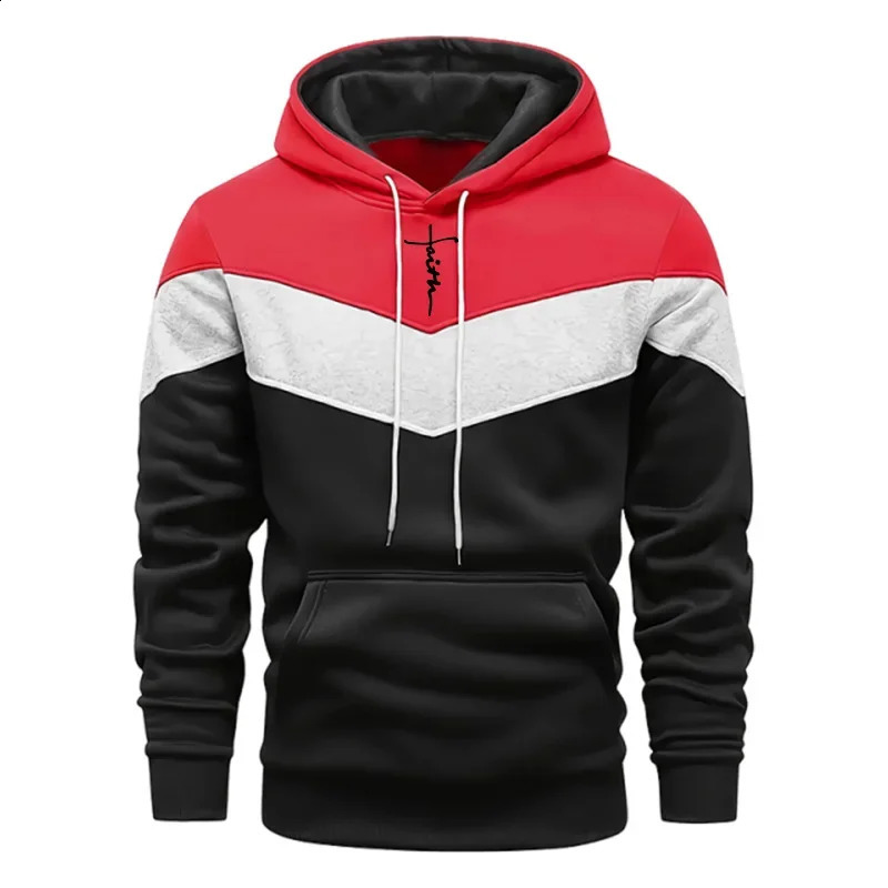 Comfort Casual Sports Autumn Winter Quality Men Tracksuit Fashion Hoodie Tricolor Single Sweatshirt and Pants Daily Man 251023