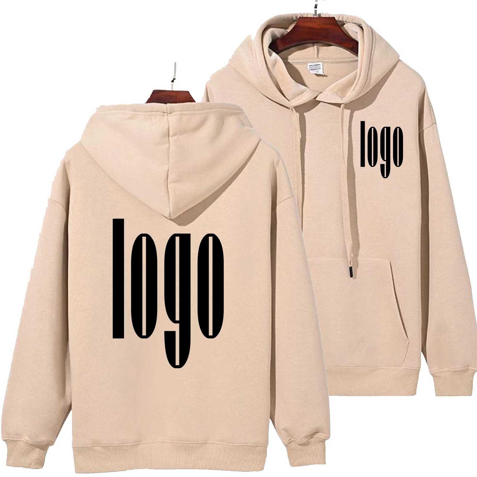 DIY mens custom brand hoodie autumn plus size cotton sweatshirt highquality top mens hiphop sweater for warmth and pT251023