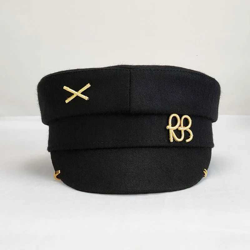 Designer Brand Earring Woon Newsboy s for Wen tter Militray Hat Flat Top Casual Gorras Visor Navy HatsW251023