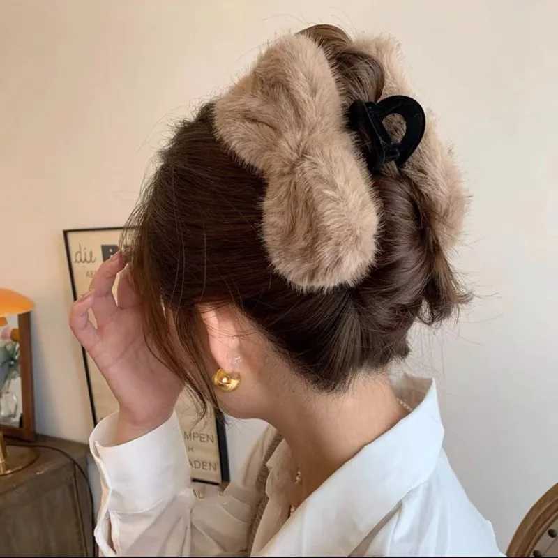1pc Knot P Grab Clip AutumnWinter New Hair Clip Wens Back of Clip piece Shark Clip Y251023