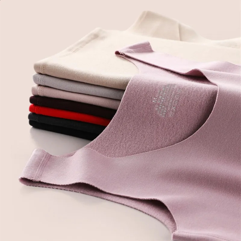 Thermal Underwear Vest Thermo Lingerie Woman Winter Clothing Comfortable Warm Top Inner Wear Thermo Shirt Ladies Undershirt 251023