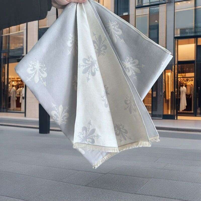 Scarf for Women Winter Style Florence Iris Shawl Thickened Versatile Double-Sided Warm Neck Warmer