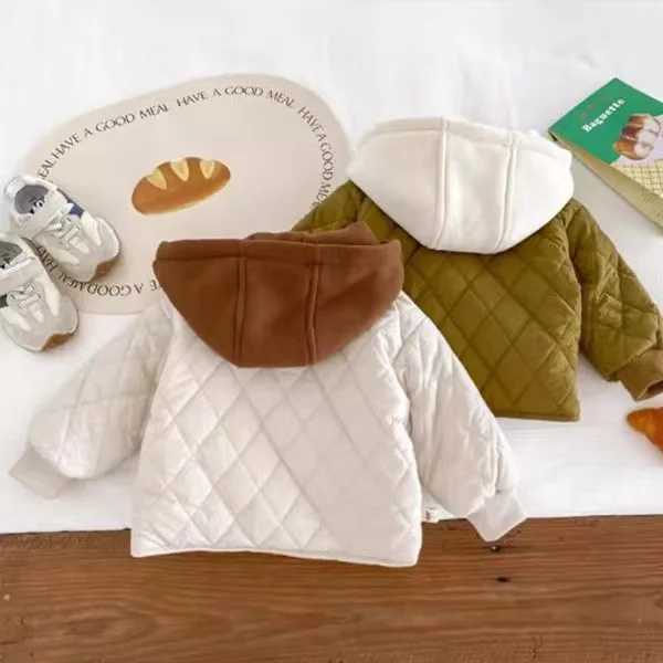 New Winter Cottonpadded Jacket Boy Kids Thickness Coats Children Outerwear Winter Autumn Y251023